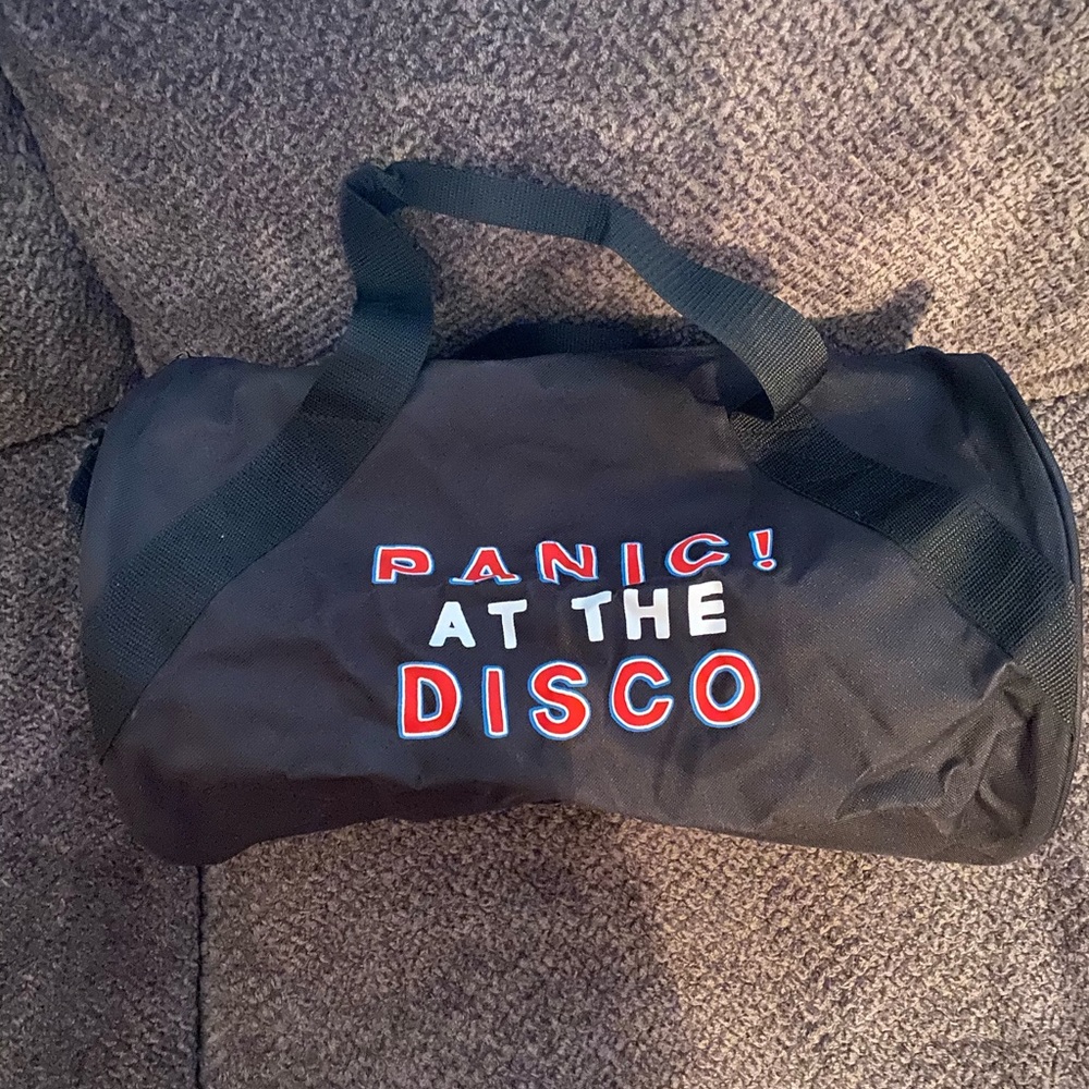 NWOT! Panic! At the Disco duffel bag